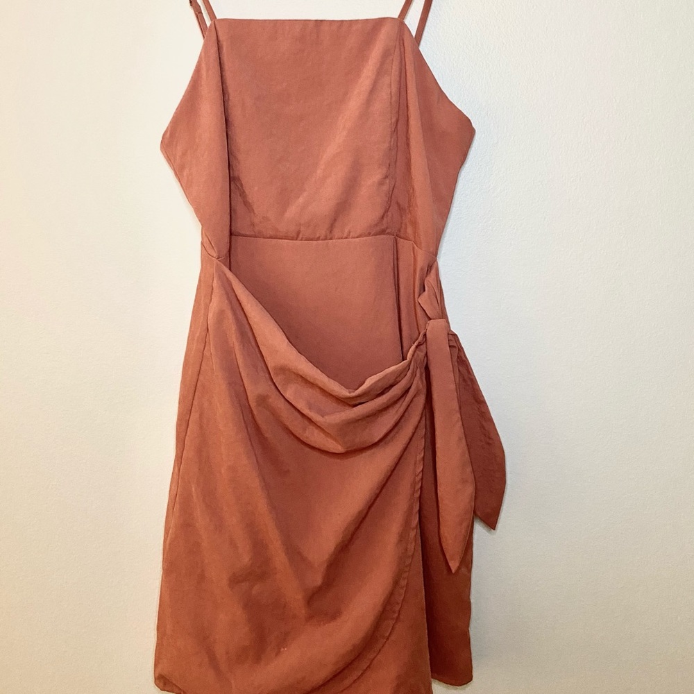 Pink mini dress